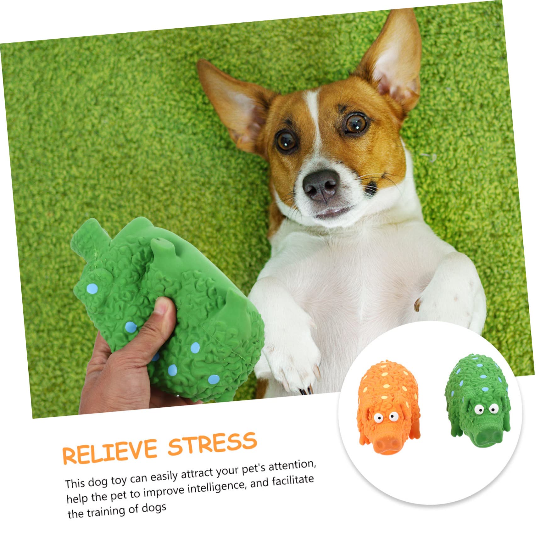 Toddmomy 4piezas Juguetes para De Squeaky Interactivos y Resistentes para Limpiar Dientes y Entrenamiento De