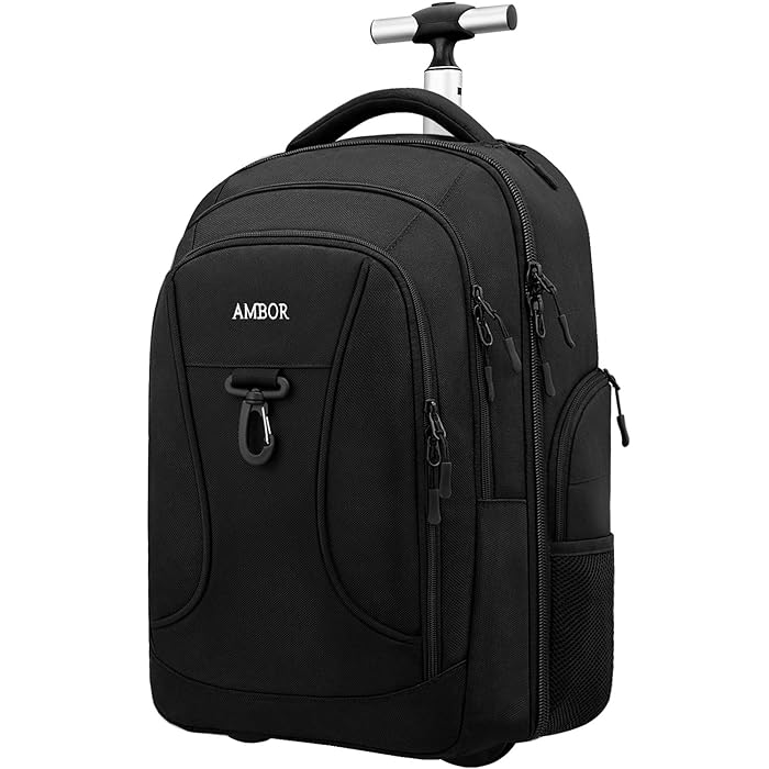 Buy Rolling Backpack,Wheeled Laptop Backpack for Travel,Freewheel