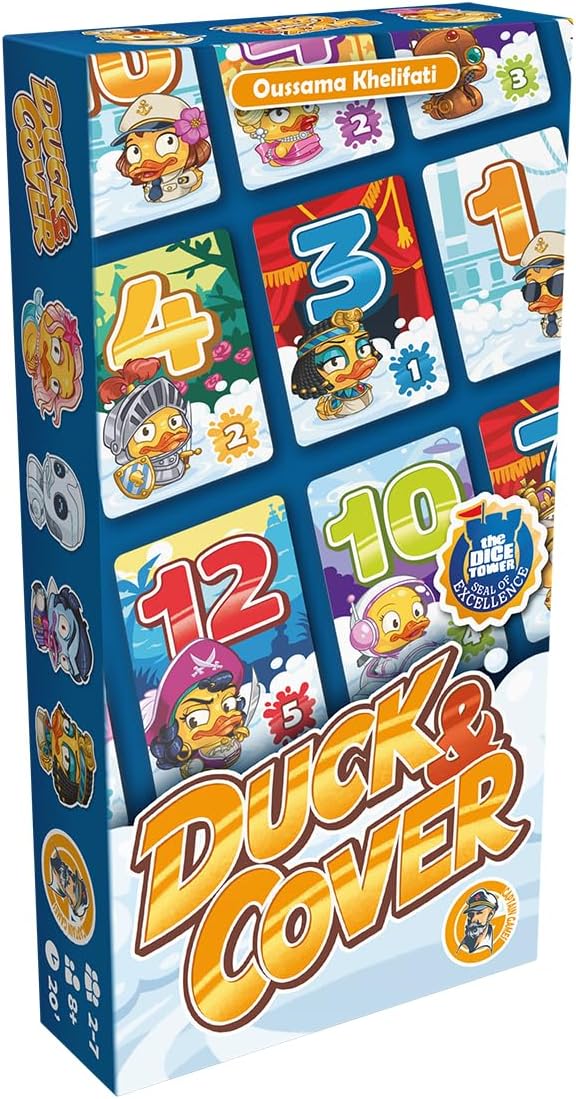 Captain Games, Duck & Cover, Family Game, 2-7 Players, from 8+ Years, 20 Minutes, German