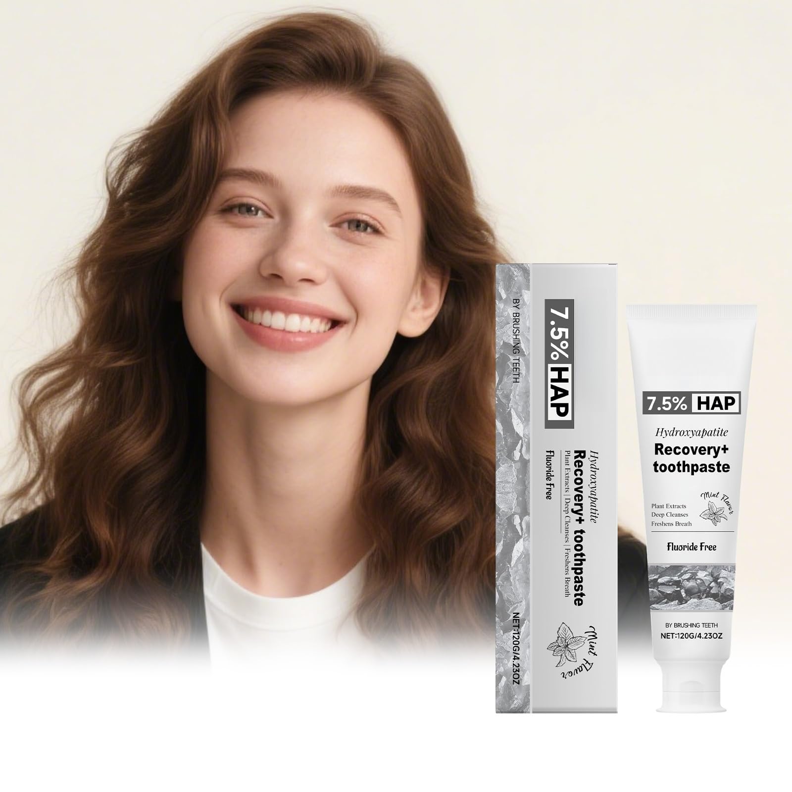 Dentifricio alla menta for uso quotidiano - Formula delicata dal sapore fresco, pulisce i denti, illumina il sorriso, alito di lunga durata(3pcs)