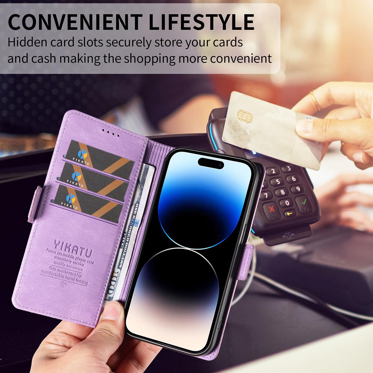 NEINEI Cover Folio in Pelle per Xiaomi Poco X4 GT 5G Custodia,Premium