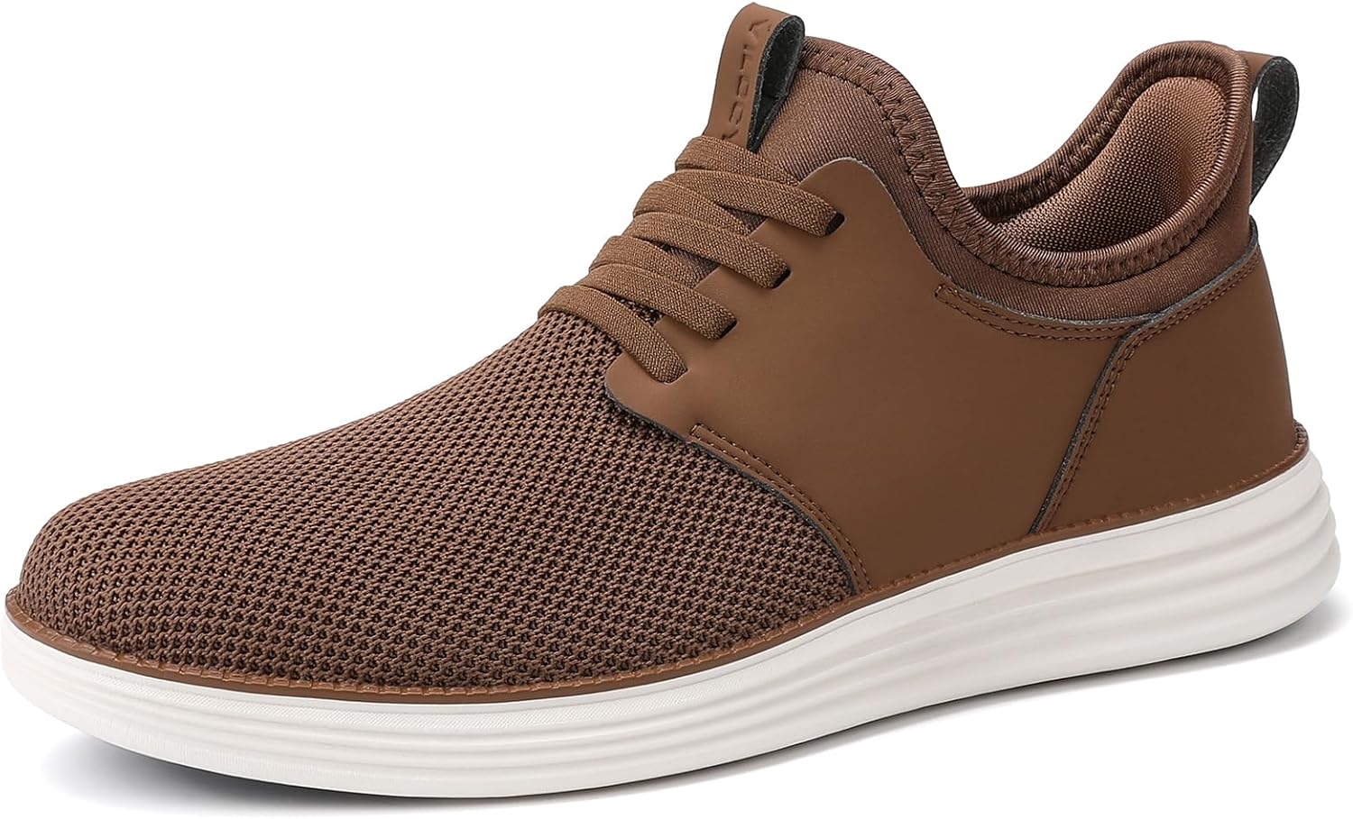 VILOCY Mens Slip On Casual Dress Shoes Hands Free Fashion Sneakers Mesh Tennis Walking Work Shoes Comfortable Breathable Lightweight Non Slip - Image 2