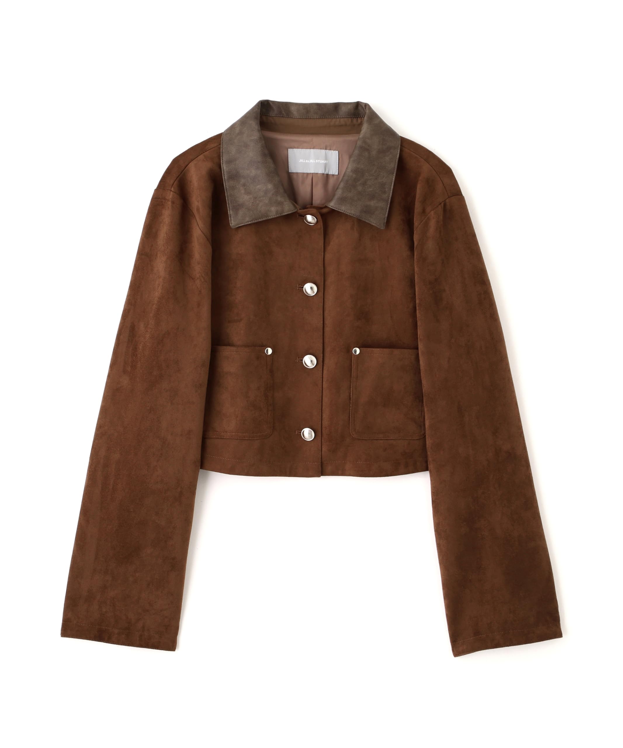 Amazon | [ジル バイ ジルスチュアート]フェイクスエード短丈ブルゾン