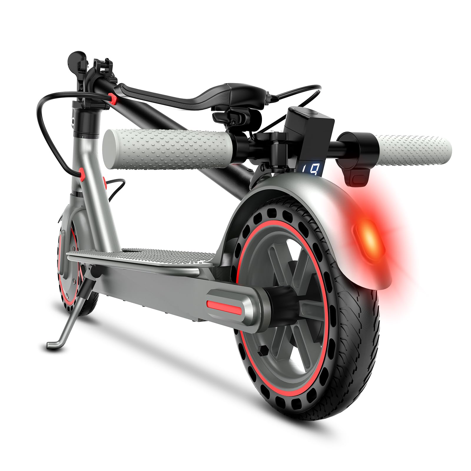 Patinete Eléctrico, Neumáticos de 8.5"/10", 25 km/h, Motor de 350W/500W, Autonomía de 35/37/38/48 km, Patinete Eléctrico para Adultos con Sistema de Frenado Dual, Control por App