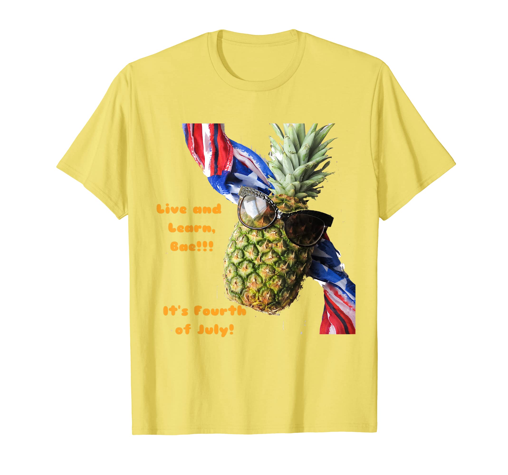 4th of July Pineapple T Tee Shirt - Makes A Great Gift! T-Shirt