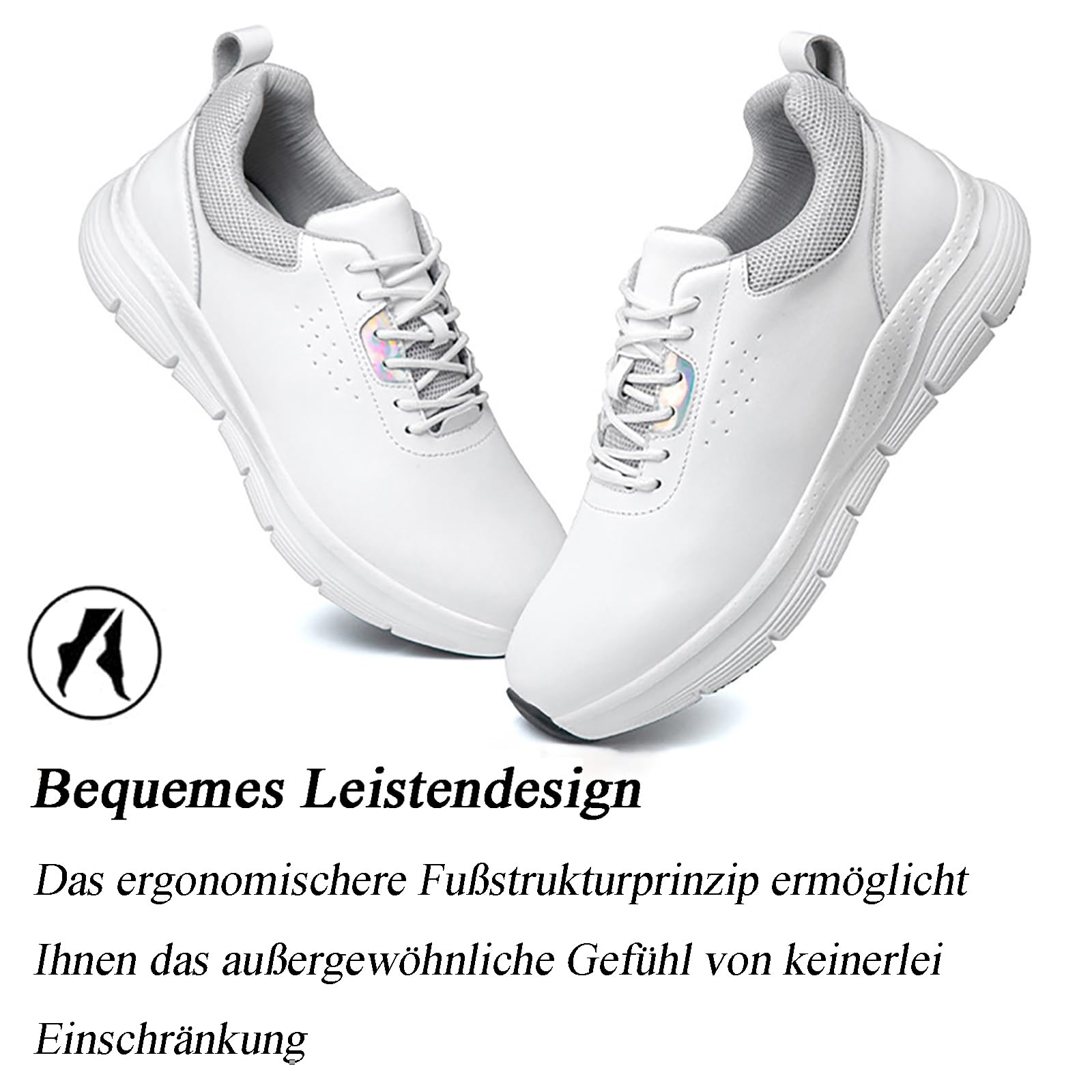 Chaussures de Travail Antidérapantes pour Hommes et Femmes - Baskets de Restauration et Cuisine