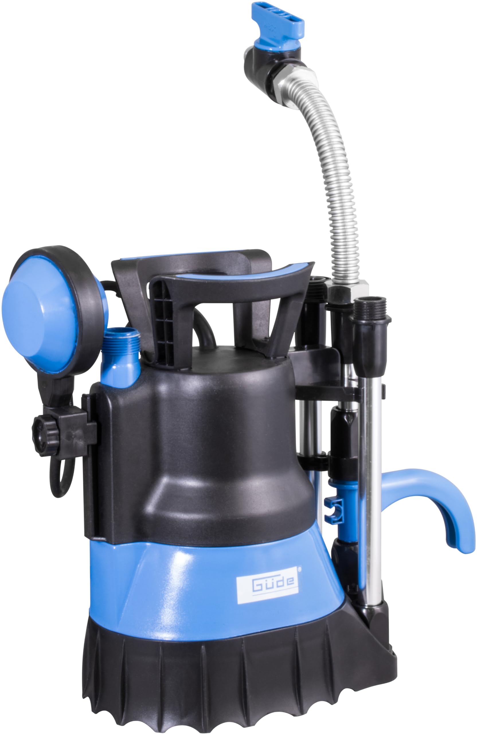 Güde Pompa sommergibile GFP 5201 (350 W, 5200 l/h, altezza massima di mandata/profondità di immersione 11 m/7 m, ruota in noryl, cavo di collegamento da 10 m, dimensione grana: 3 mm, interruttore