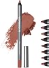 Wonderskin Lip Liner Pencil - 360 Contour Lipliner, Long Lasting, Sharpenable Lip Pencil, Waterproof and Transfer-Proof Brown Lip Liner Saddle
