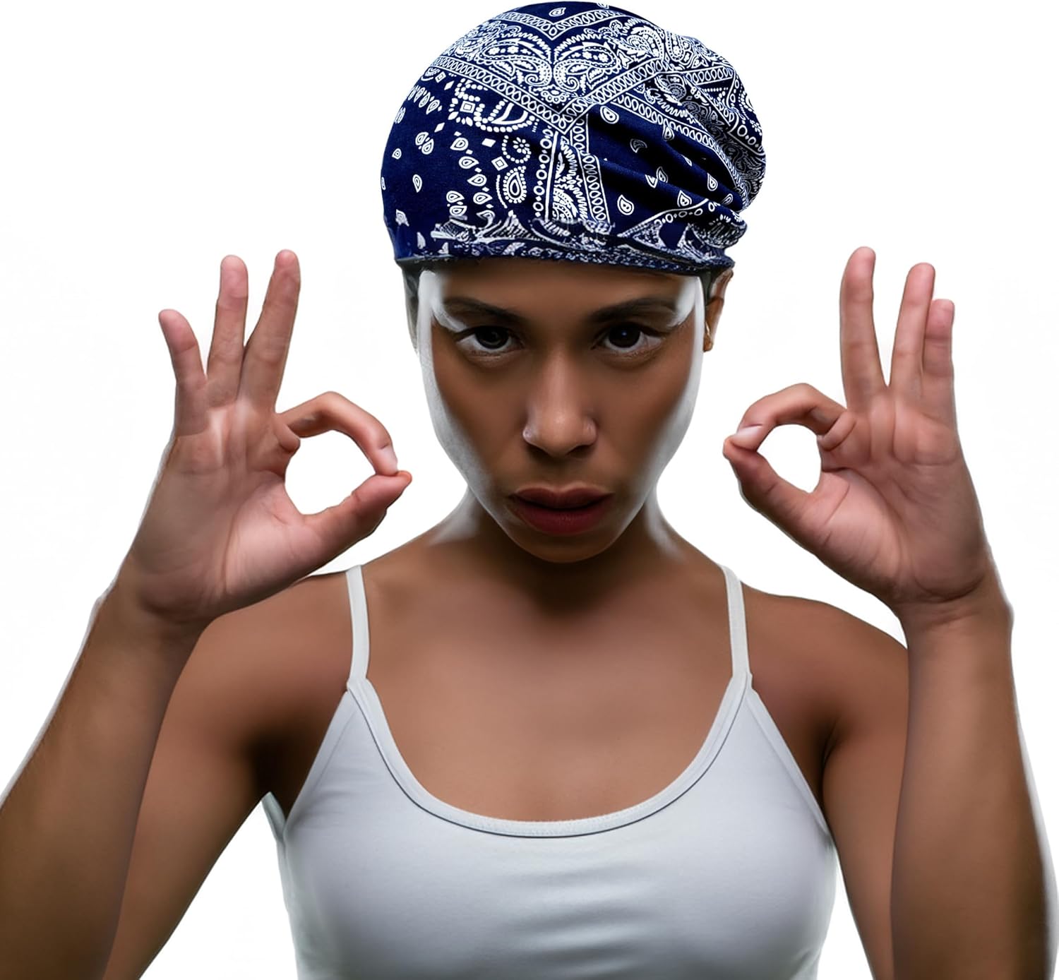 Women's Baggy Casual Chemo Beanie Cap - Image 4