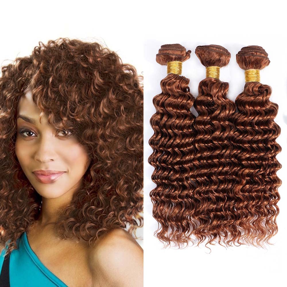 30 Inch Deep Wave Human Hair Bundle, Brazilian Virgin Hair, Sew-In Installation deep wave human hair bundles 30 inch bundles human hair - Temu main image 2