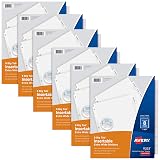 Avery Paper Dividers, Insertable Big Tab, 8-Tab, Clear, 6 Sets – view 1