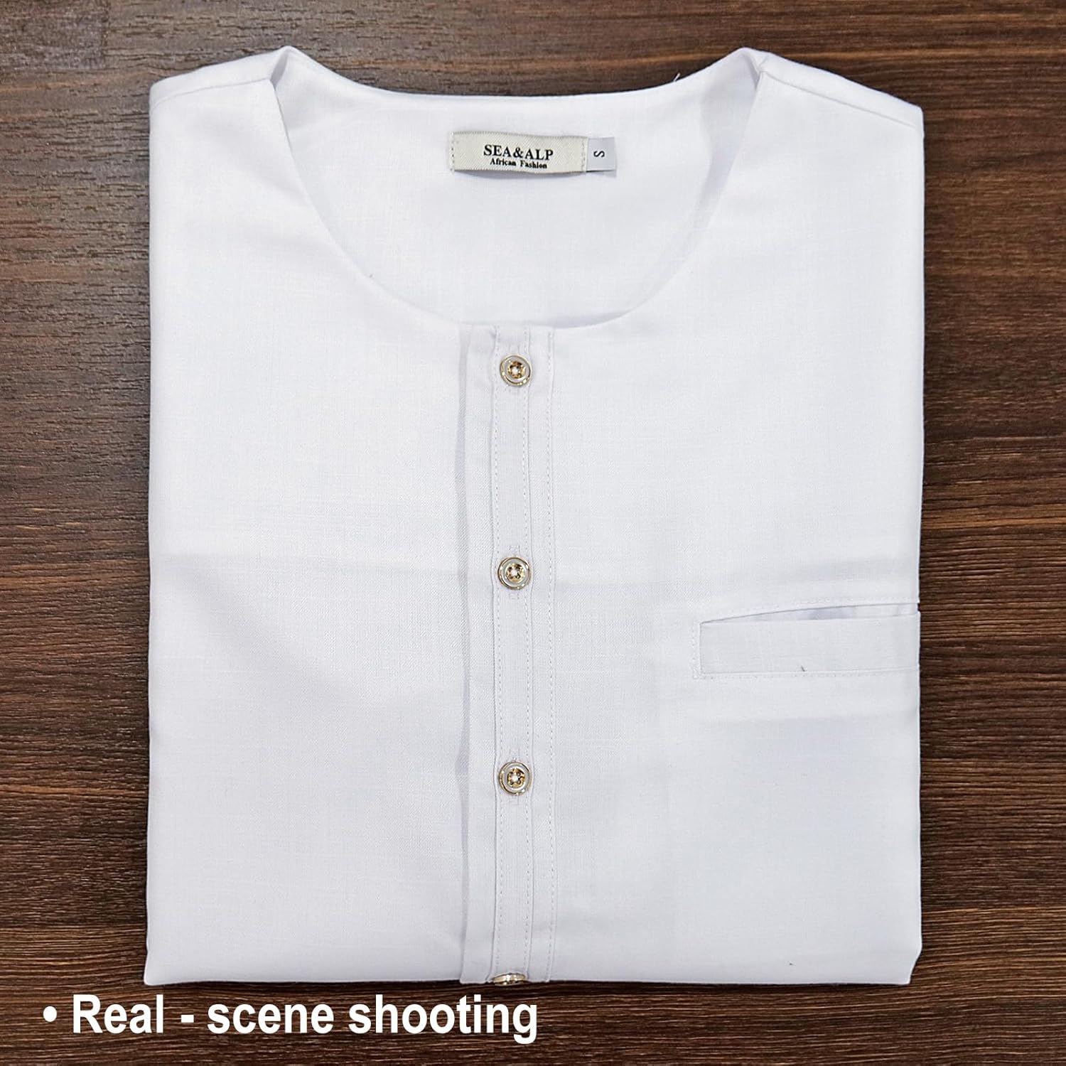 African Men's Formal Clothes Dashiki Shirt and Pant Two Piece Suit Traditional Long Sleeve Outfits - Image 2