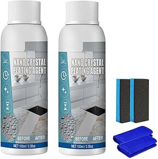Furniture Marble Scratch Repair Refurbishment Agent, 100ML Nanometer Crystal Plating Agent, Stone Nano Crystal-Plating Agent, Marble Stone Cleaner Polishes