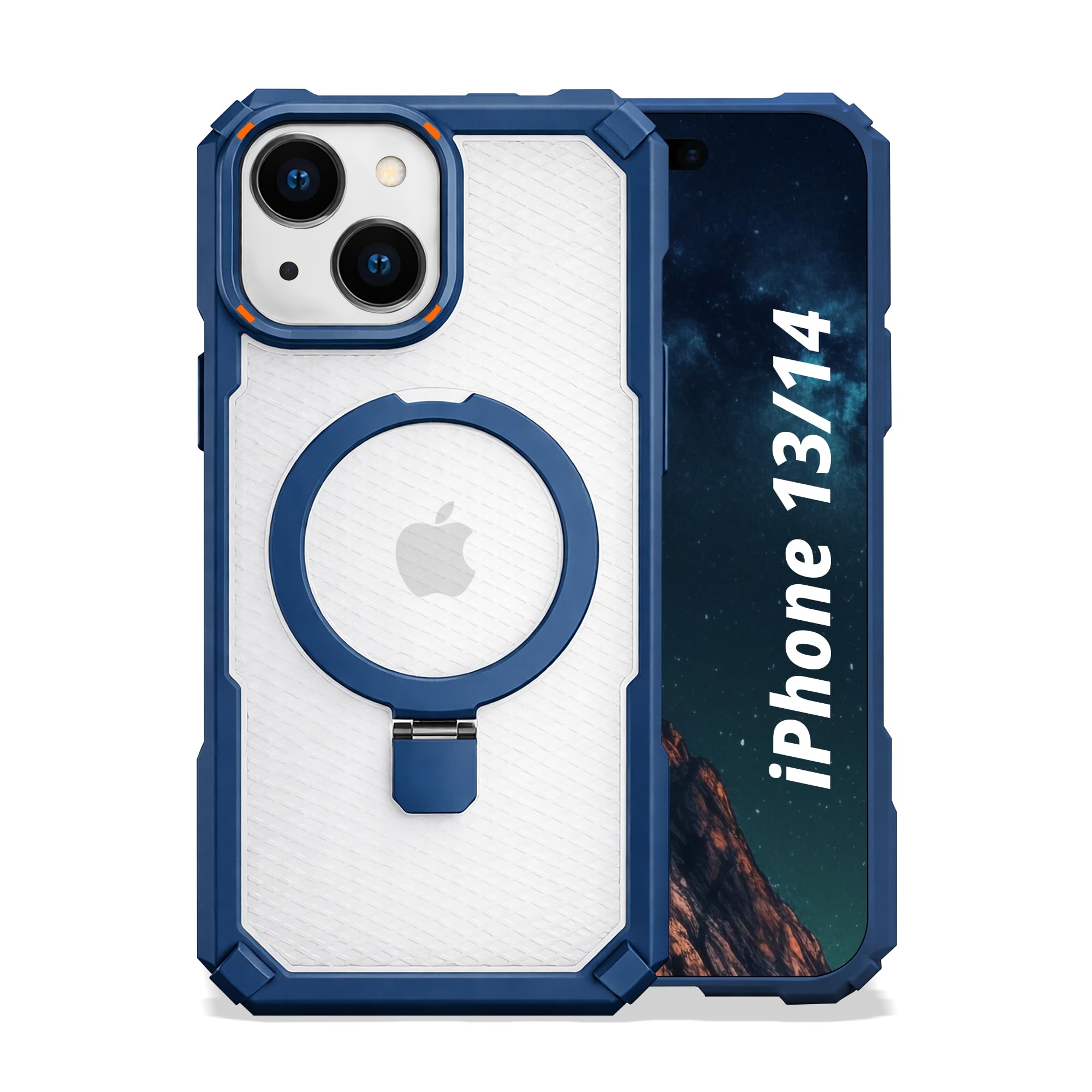 AIBEX Transparent Back Cover Compatible for Samsung Galaxy S24 Ultra|Mag-Saf Magnetic Ring Kickstand |Shockproof Dual Layer Military Grade Drop Protection Armor Case|Wireless Charging Support - Black — Amazon image 29