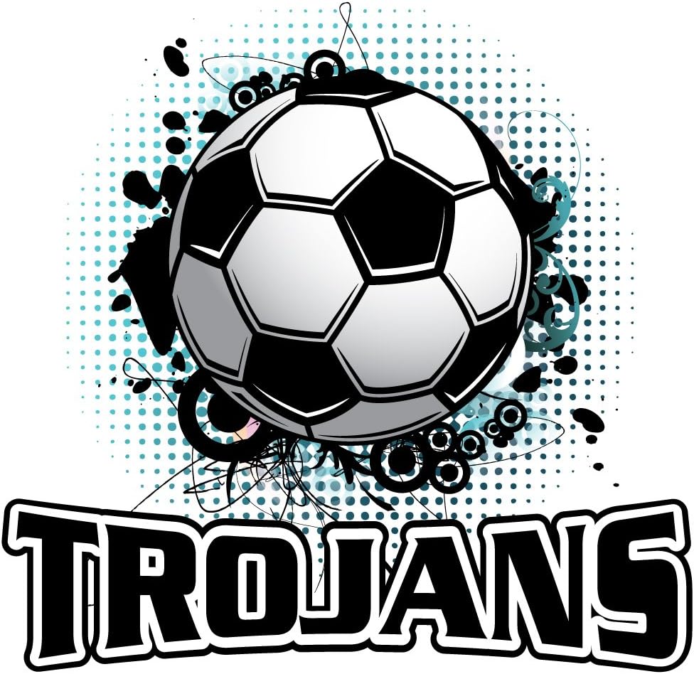VictoryStore Towels - Trojan Mascot Soccer Team Towels, Set of 16
