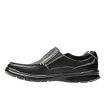 Clarks Cotrell Free, Mocassino Uomo, Black Oily Lea, 47 EU