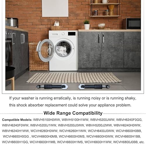 Miniatura 5 de WH01X10343 WH01X10343 Amortiguador para arandela NP WH01X20826, PS1482318 AP4265856 WH01X10260, 1264427, AH1482318, EA1482318