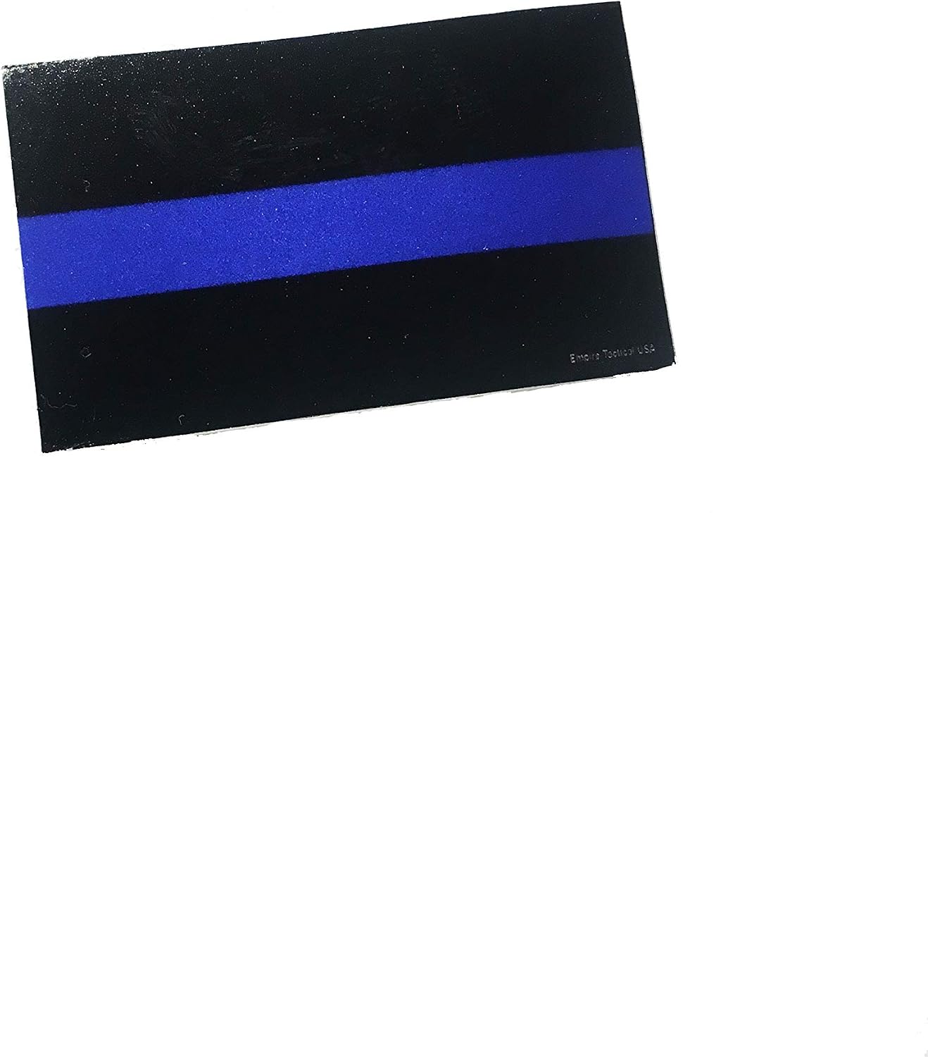 2x1 Thin Blue Line 3M Reflective License Plate Police Decal - American Made