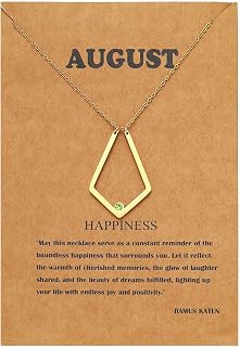 Dainty Ring 14K Gold Plated Necklace Holder Ring Pendant Necklace Keeper With Birthstone for Women Jewelry