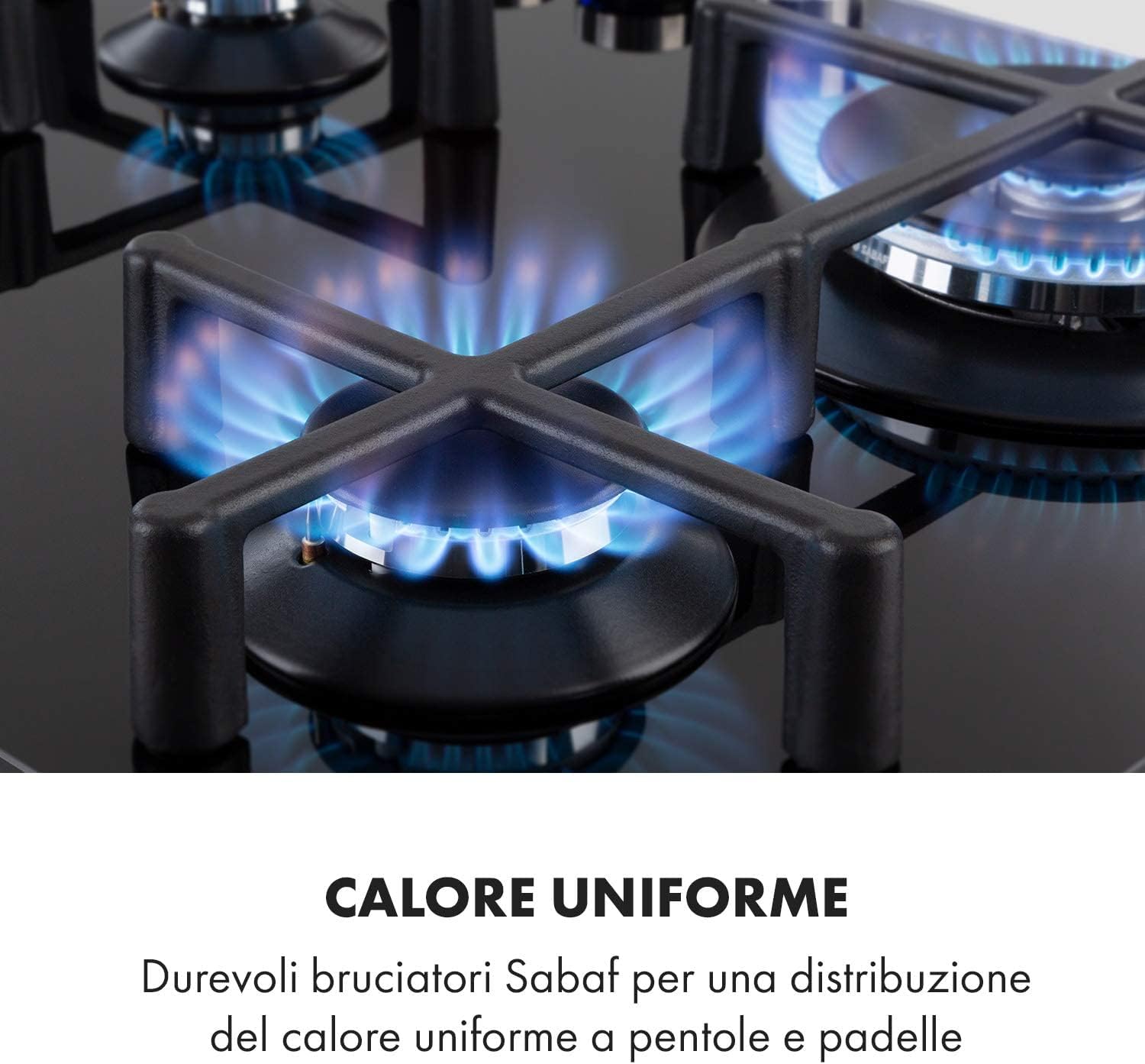 Klarstein Piano Cottura 4 Fuochi Gas, Piano Cottura a Gas Integrato 8.5kW, Piano Cottura 4 Fuochi Gas Incasso Acciao Inox, Piano Cottura 4 Fuochi Gas con Coperchio, Piano Cottura a Gas 4 Fuochi Klarstein Piano Cottura 4 Fuochi Gas, Piano Cottura a Gas Integrato 8.5kW, Piano Cottura 4 Fuochi Gas Incasso Acciao Inox, Piano Cottura 4 Fuochi Gas con Coperchio, Piano Cottura a Gas 4 Fuochi