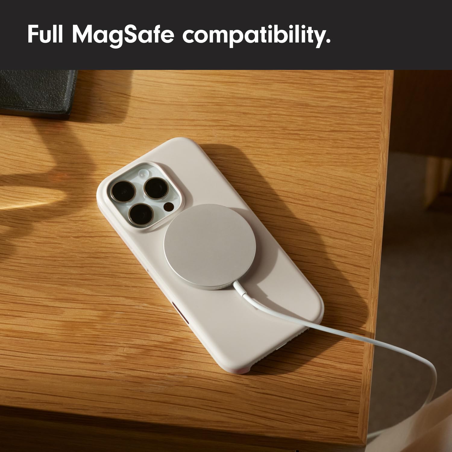 Beats iPhone 16 Pro Case - MagSafe, Scratch-Resistant Protective Cover, Slim Fit, Microfibre Lining - Summit Stone - Image 3
