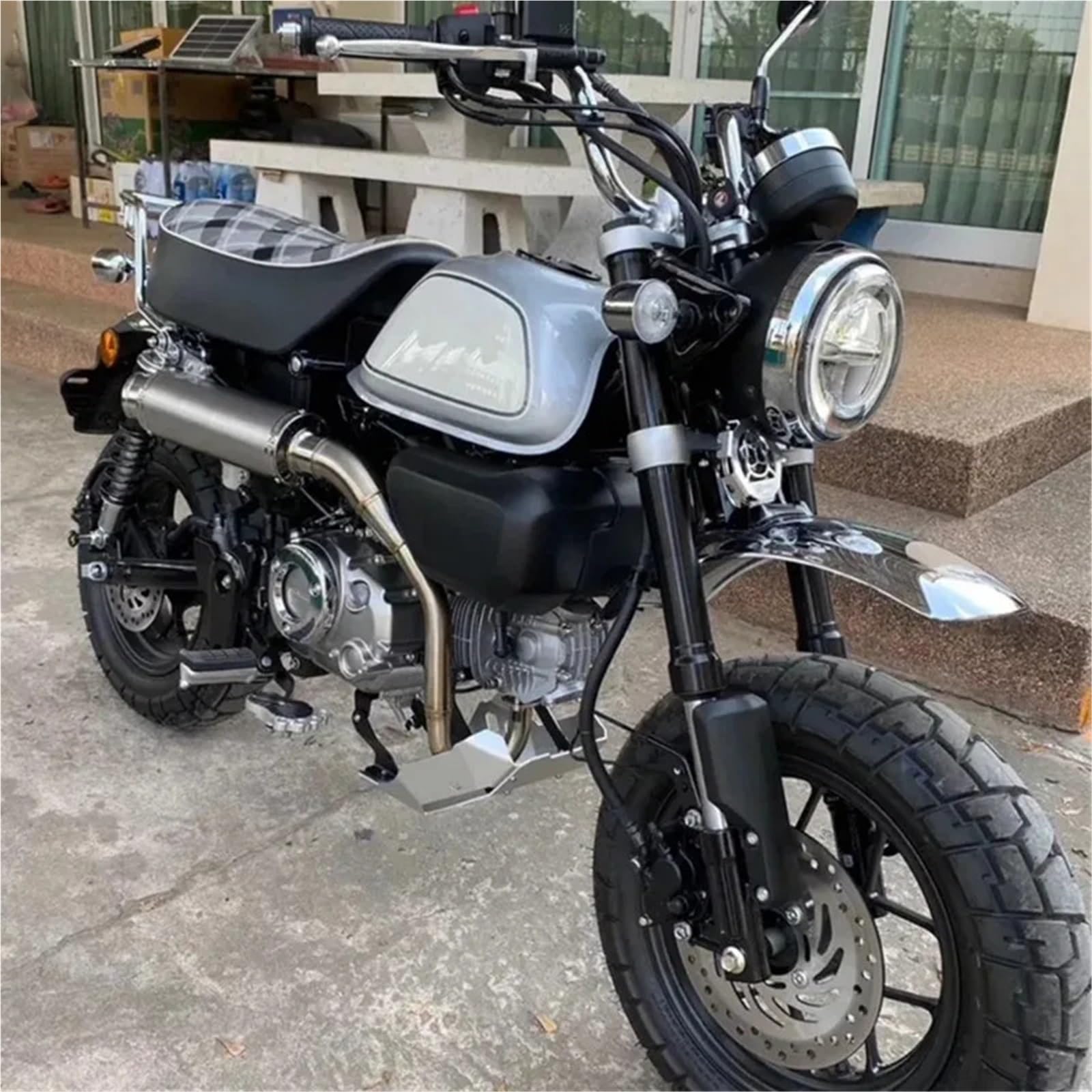 Osłona Podwozia Motocykla Do MONKEY 125 2021 Akcesoria motocyklowe Płyty podwozia Osłona podstawy silnika Osłona zabezpieczająca Podwozia Motocykla