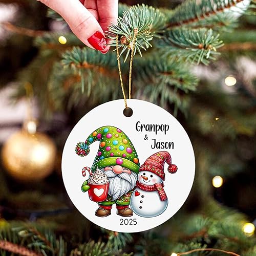 Vista 11 de BigTees Adorno de dinosaurio de Navidad 2023, adornos de Navidad personalizados, adornos de nombre de dinosaurio personalizados, decoración