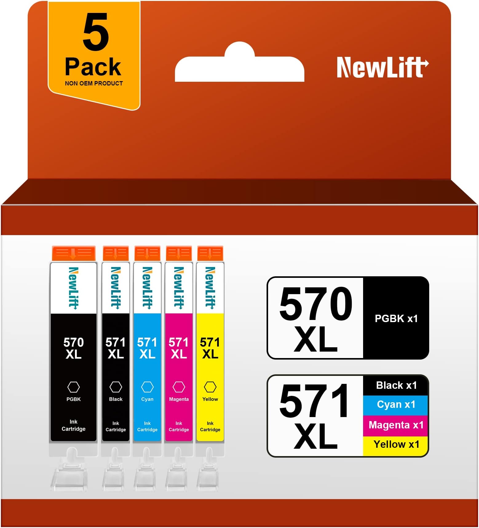 GREENSKY 575XL Druckerpatronen Schwarz - Kompatibel Mit Canon PIXMA TS/TR Serie