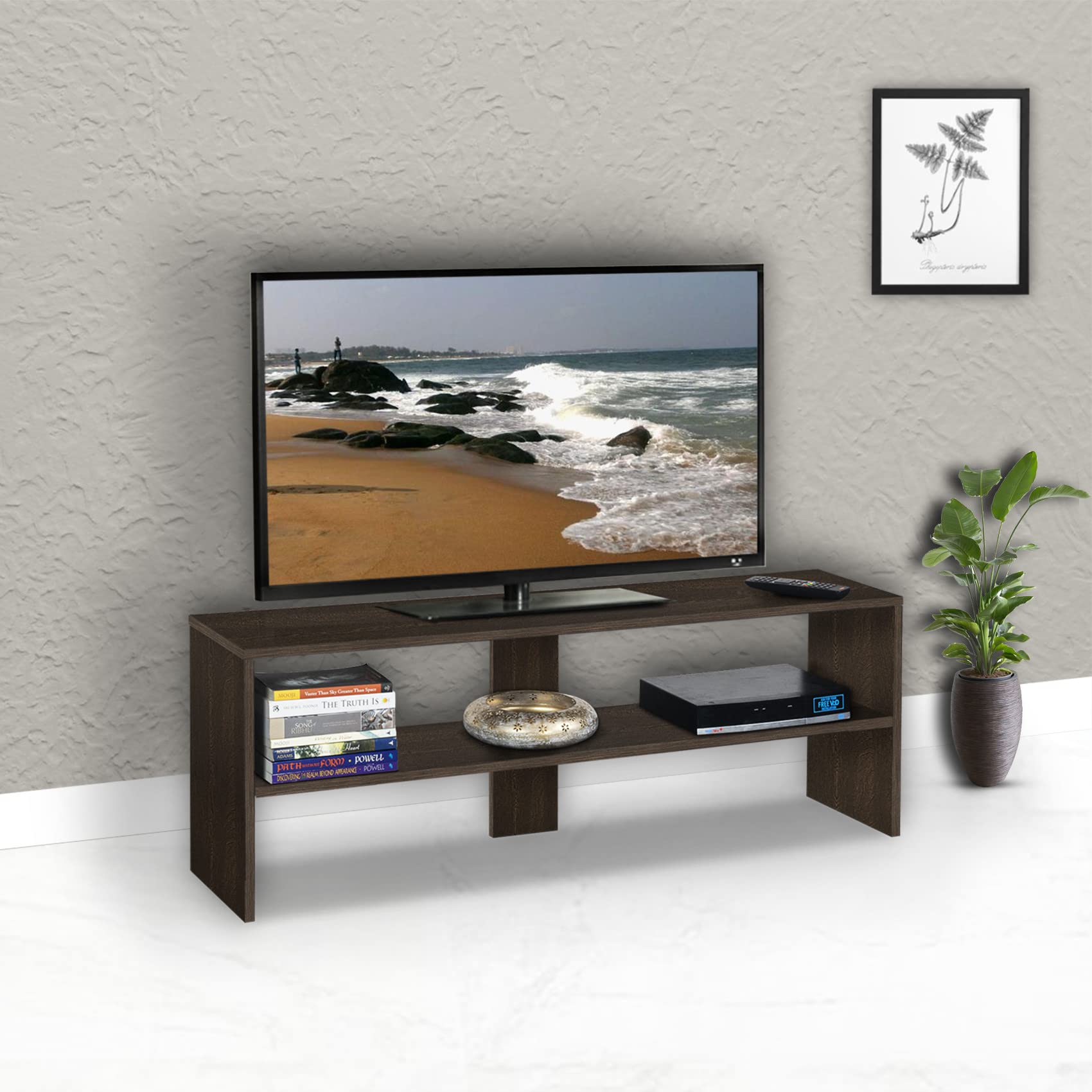 DELITE KOM Kai Engineered Wood TV Entertainment Unit (Finish Color - Flowery Wenge, DIY(Do-It-Yourself) (30x120x45)-picture-16