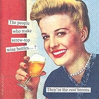 Vista 7 de Servilletas de papel para cócteles y bebidas de Boston International Anne Taintor, 5 x 5 pulgadas, Moderación