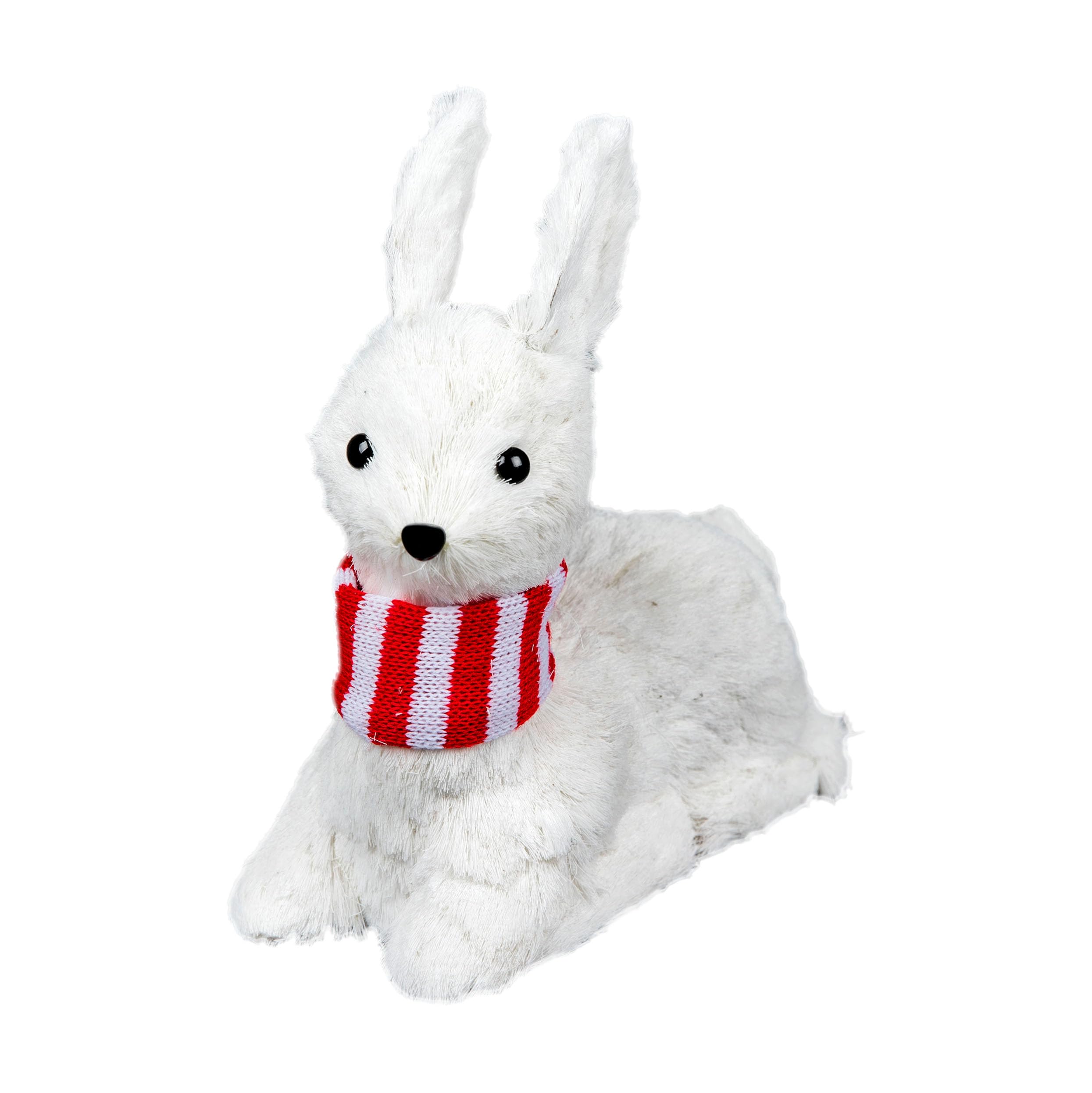 Shatchi White 20Cm Deer Figure Christmas Tabletop Centrepiece Showpieces Home Art & Craft Xmas Party Window Décor