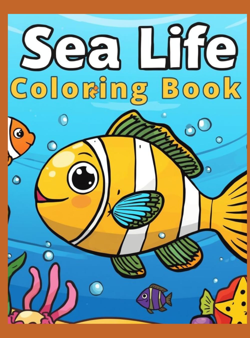 Sea Life Coloring Book