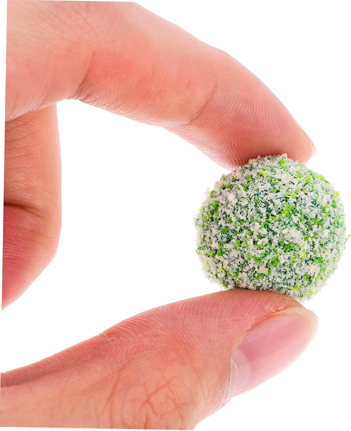 KICHOUSE 10pcs Greenery Fake Bushes Micro Landscape Shrubs Artificial Plants Outdoors Miniature Cluster Ball Garden Decor