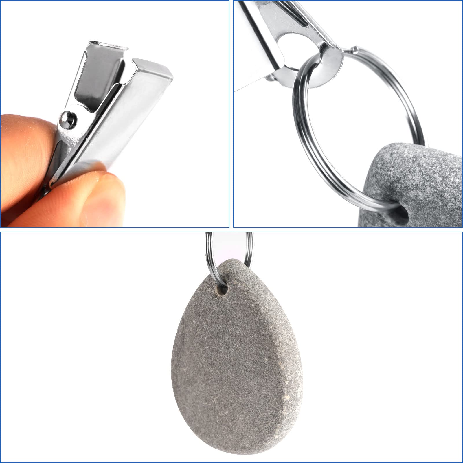 Pesi Per Tovaglia INQUIRLLY - 8 Pezzi In Marmo Con Clip, Ideali Per Picnic, Matrimoni E Feste All'aperto. - Foto 9