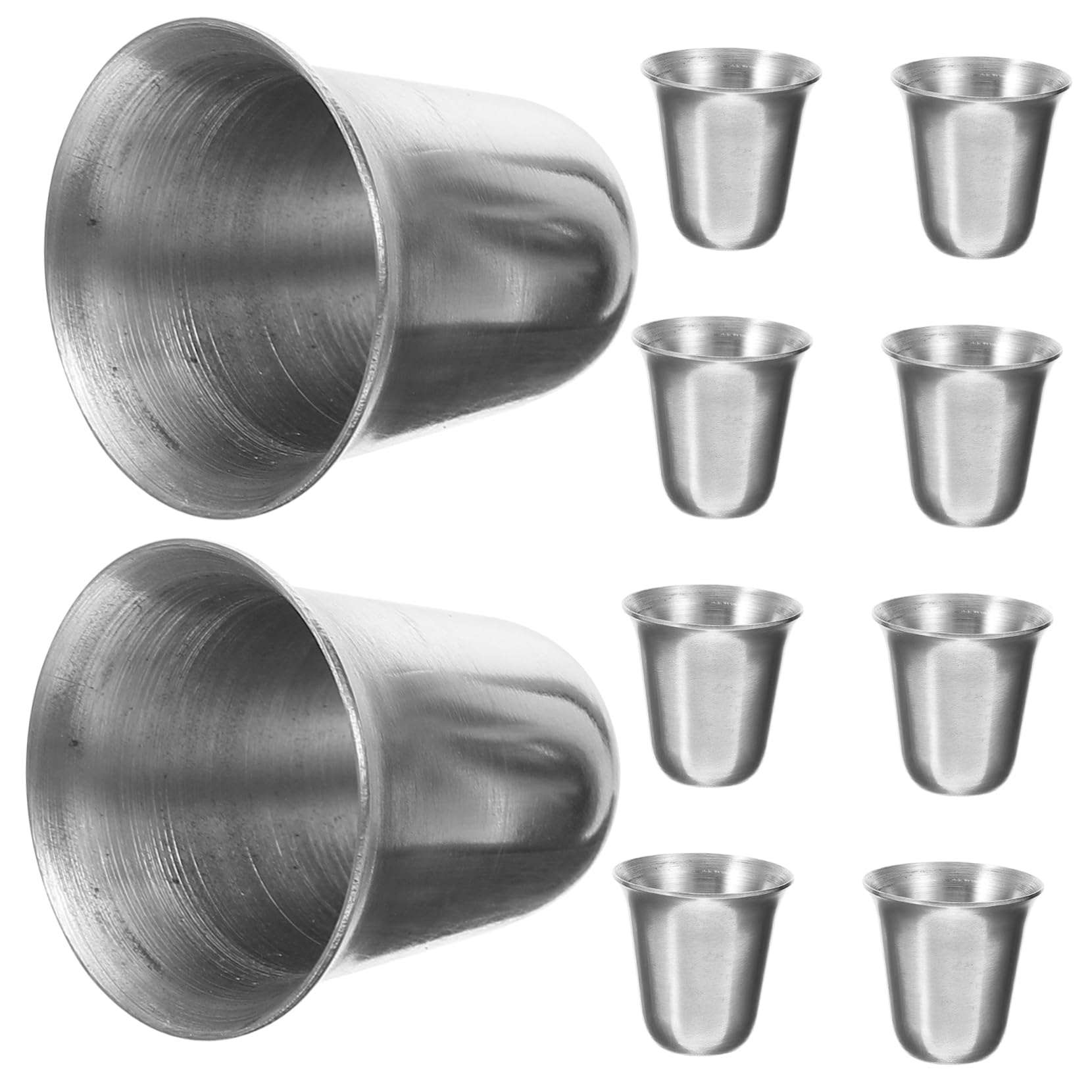 Cabilock 40 Piezas Cáliz Comunión Taza Cócteles Taza Religiosa Tazas De Beber Comuniones Portátiles Taza De Metal Taza Religiosa Taza De Iglesia Comuniones Taza Para Iglesia Plata Acero