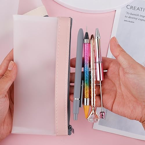 Miniatura 6 de 4 bolsas de dinero transparentes con cremallera, sobres transparentes para dinero en efectivo, bolsa de depósito bancario, organizador de dinero