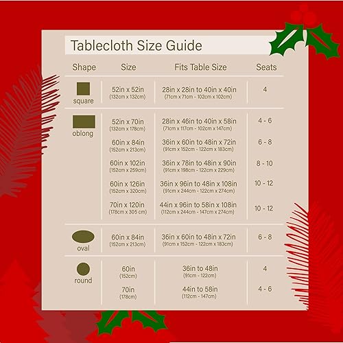 Miniatura 6 de Kadut Servilletas de tela con adornos de árbol de Navidad (17 x 17 pulgadas), tela resistente, servilletas de tela de Navidad para cosecha,