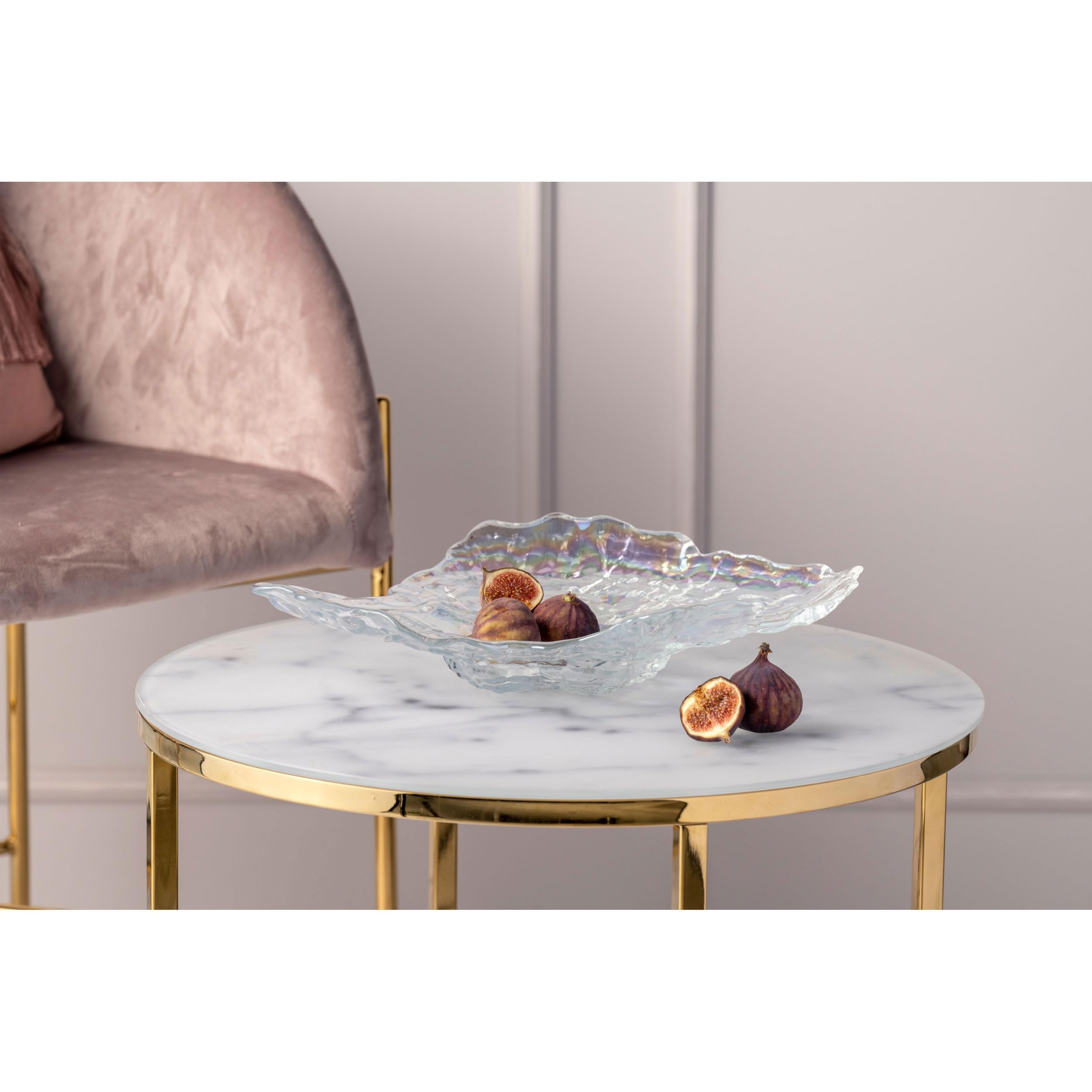 LEONARDO HOME Poesia 038929 - Cuenco para conchas (cristal, 23 x 17, 4,5 cm), transparente