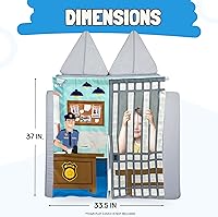 Vista 2 de Couch Swag Panel de juego para niños Sofá de espuma Sofá Niños Sofá (policía)