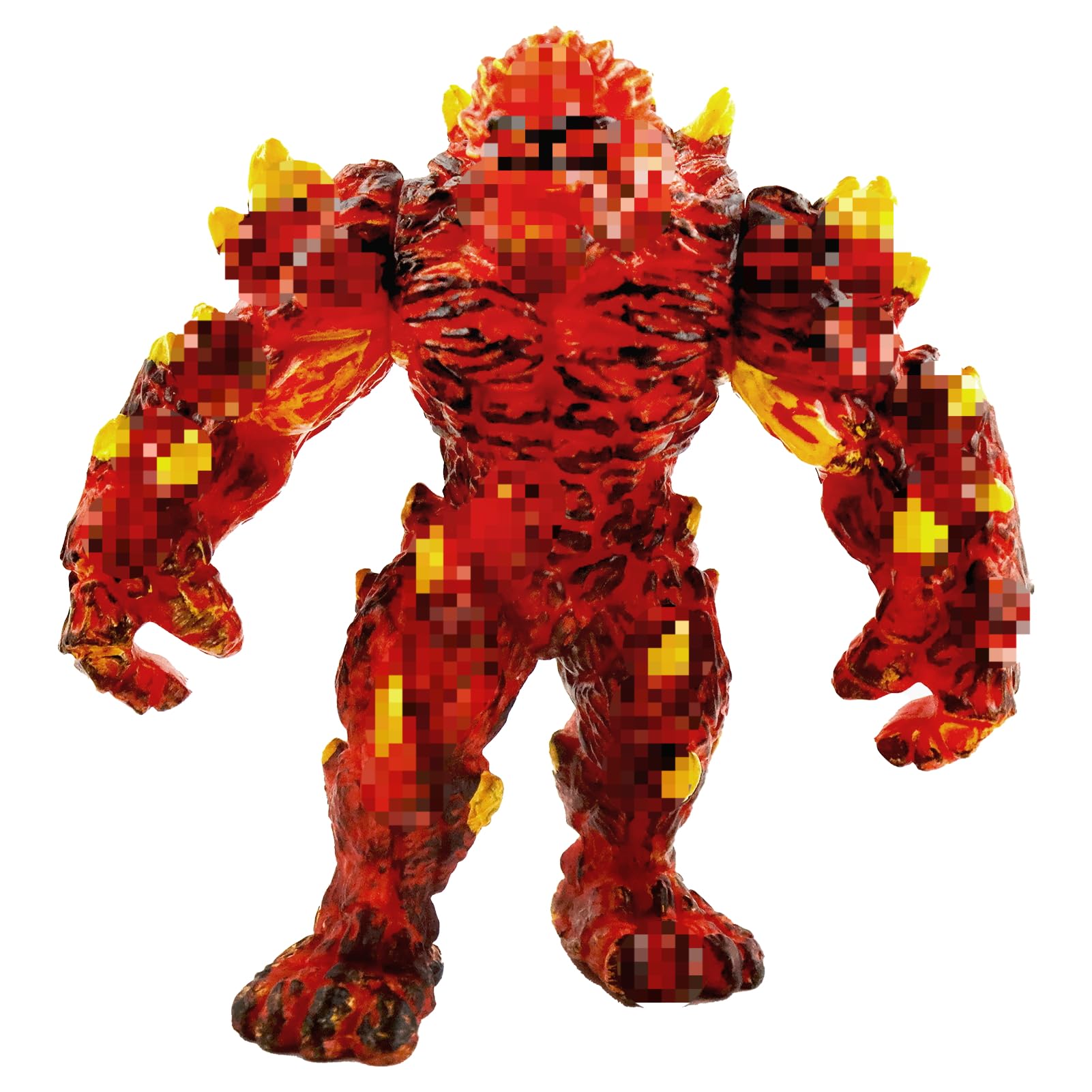 oosheon Lava Demon Figures 14.5 x 10.5 cm, Fantasy Action Figure Toy Figure Figures for Children, PVC Action Figures, Desktop Decoration, Fan Birthday Gift