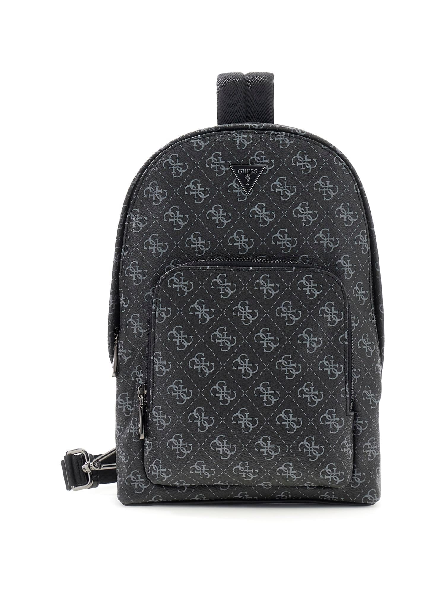 GUESS Crossbody Bag Men Milano Backpack Crossover Black
