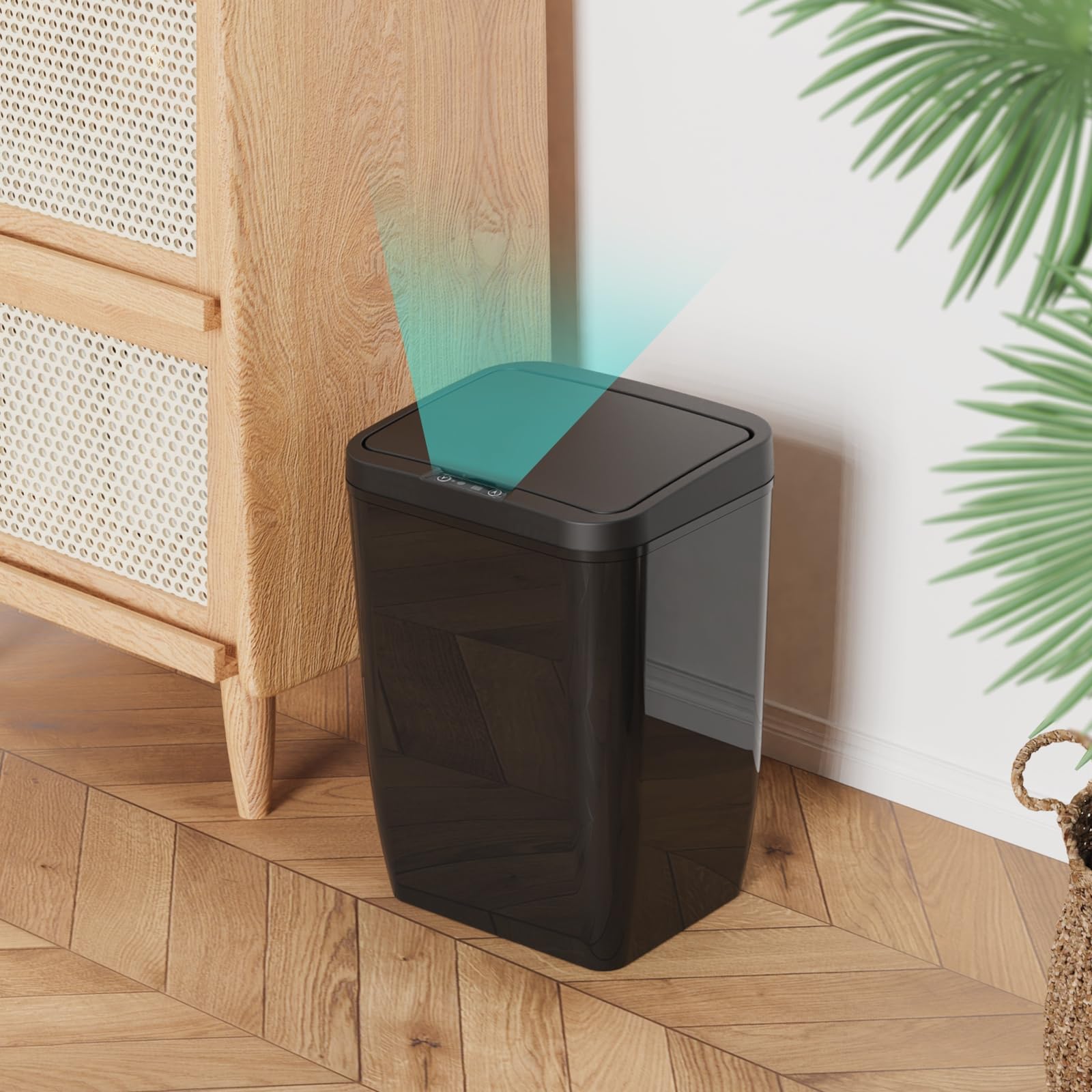 高さ36cmのセンサー式自動開閉ゴミ箱 12L EKO（イーケーオー） ゴミ箱 12L エコスマートX センサービン