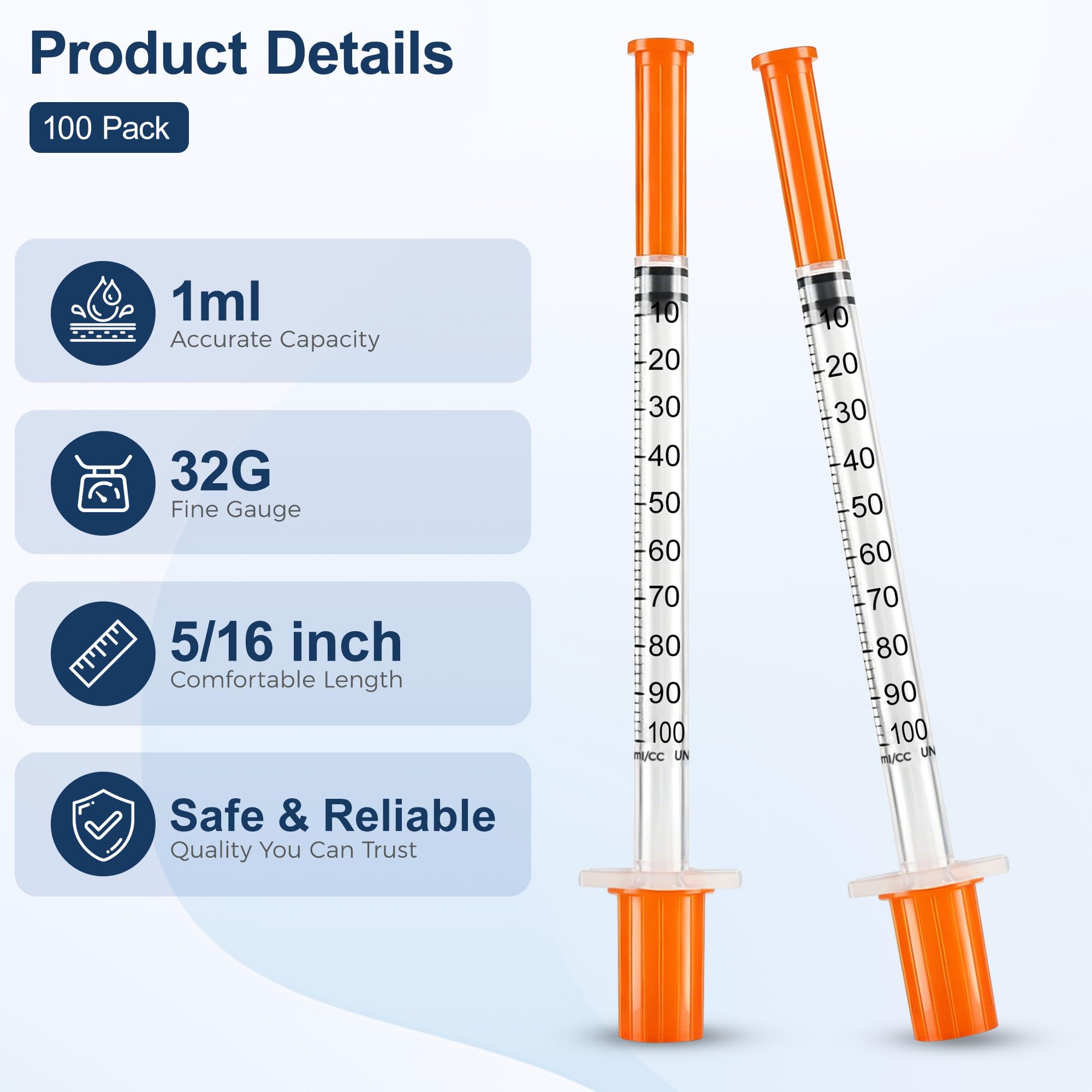 Lab Needles - 1ml 32G - Box of 100 -2