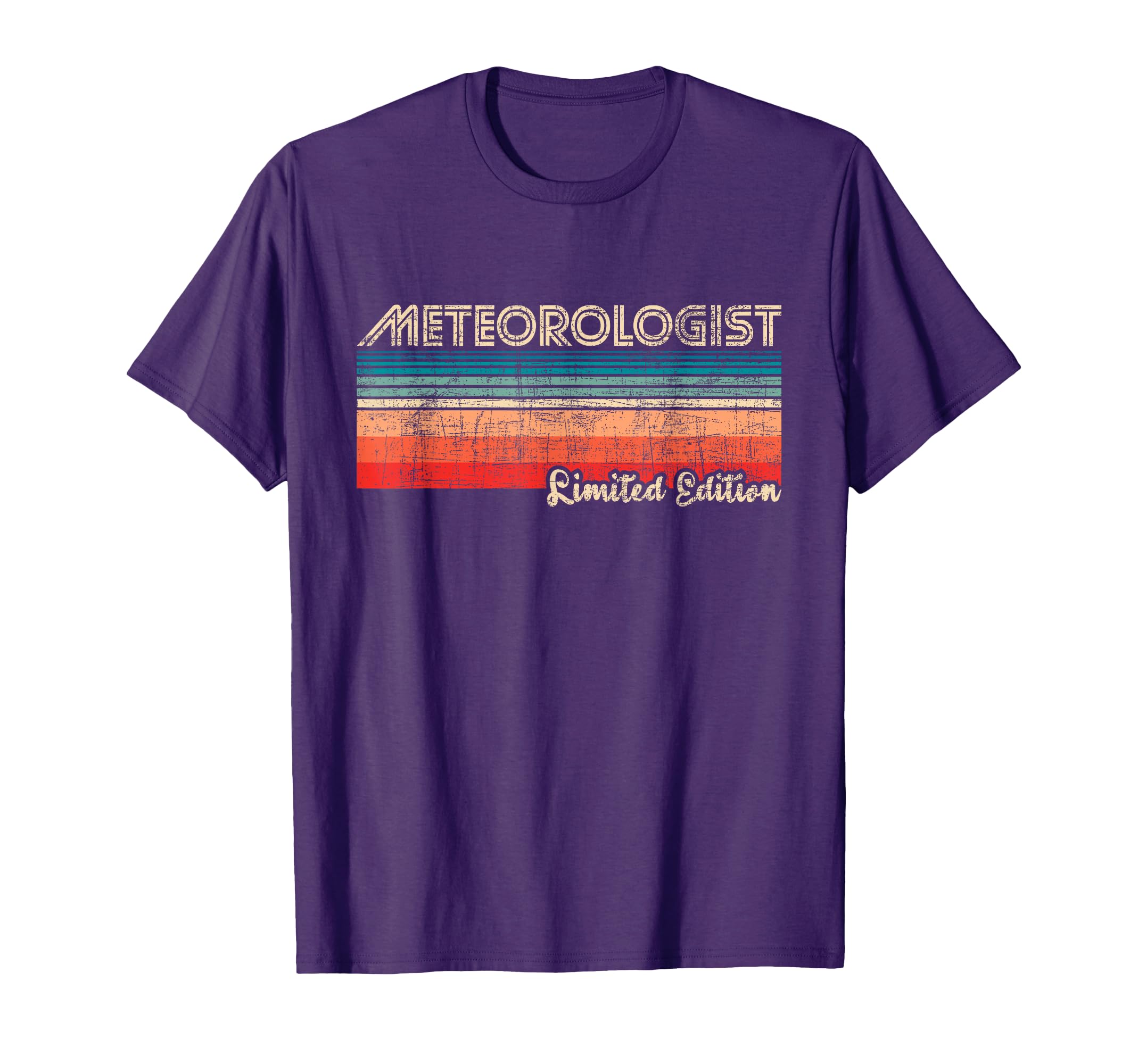 Meteorologist Limited Edition - Retro Weather Meteorology T-Shirt