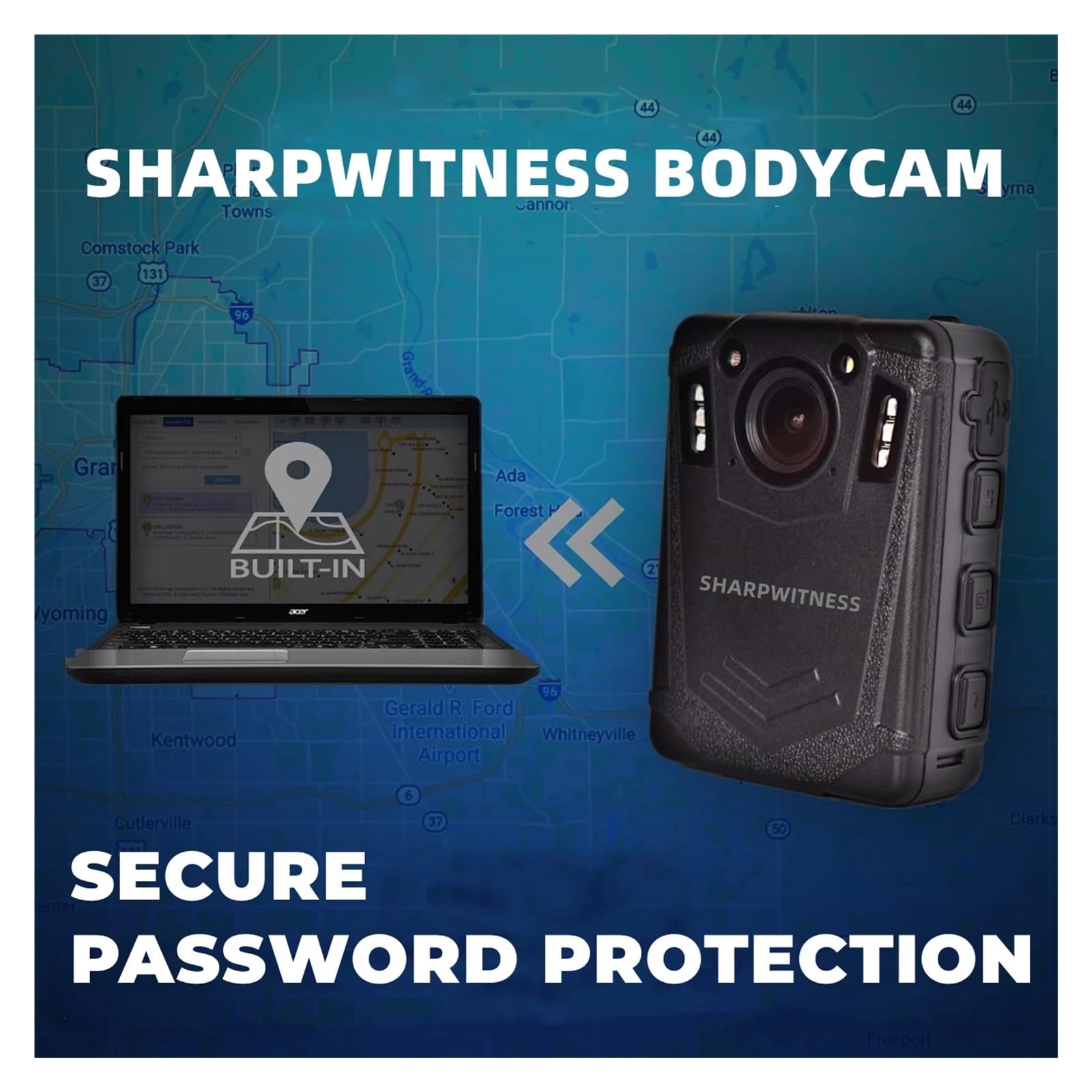 Kamery szpiegowskie Zużyta kamera S204 HD 1296p DVR wideo kamera bezpieczeństwa IR Night Vision Mini kamera kamera policyjna nagrywanie w terenie kamera bezpieczeństwa w celu wykonania usługi, rejestr
