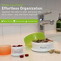 Vista 3 de Humangear GoTubb – Recipientes de almacenamiento para aperitivos, artículos pequeños esenciales y equipo de viaje, hechos de materiales seguros