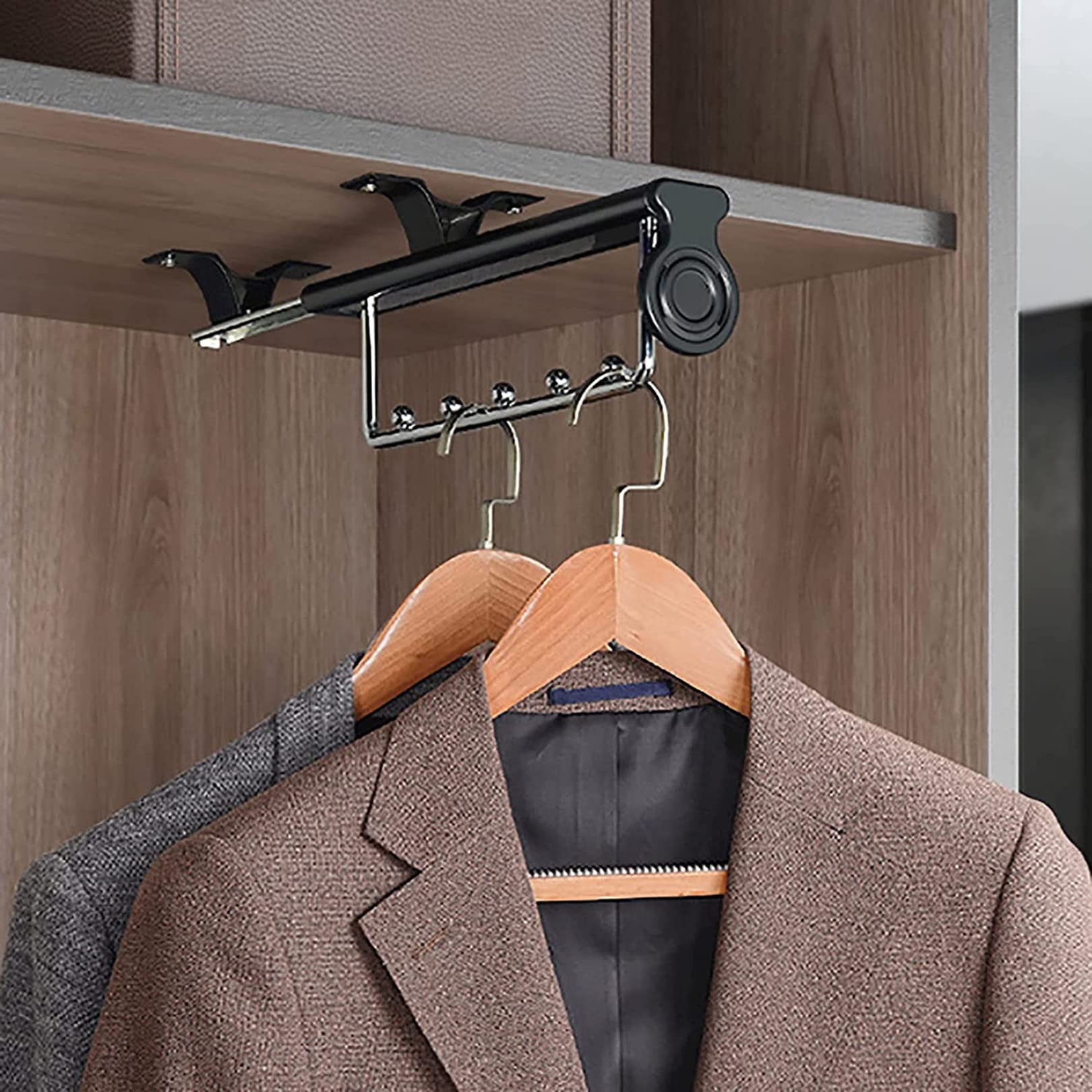 Push-pull armoire organisateur en métal blanc de haute qualité