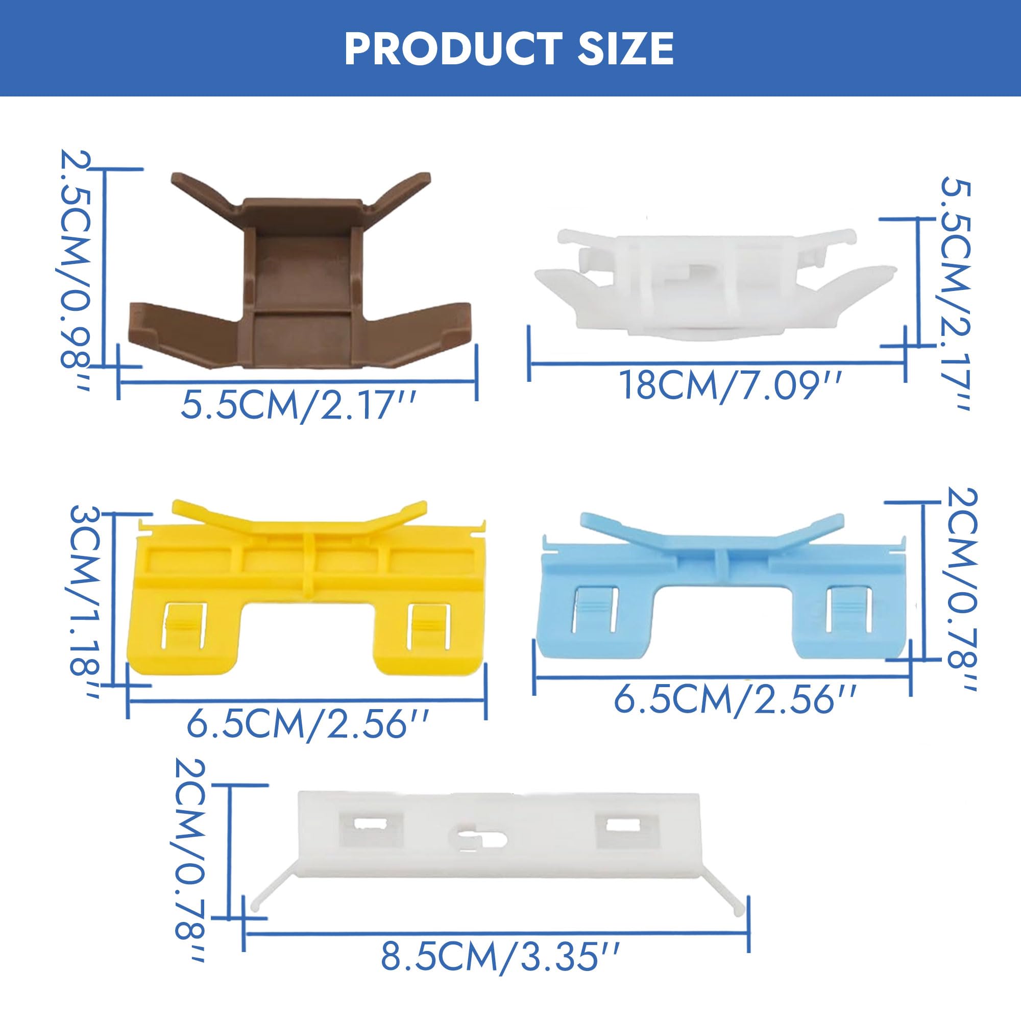 Zaciski dachowe do przedniej szyby, 15 sztuk, zamiennik OEM 91570SJD003, 73154SNA003, 73154SNA003, 73154SNA003, 73155SNA003, 73155SNA003, 73153SNA003 3, 915 53SNA003
