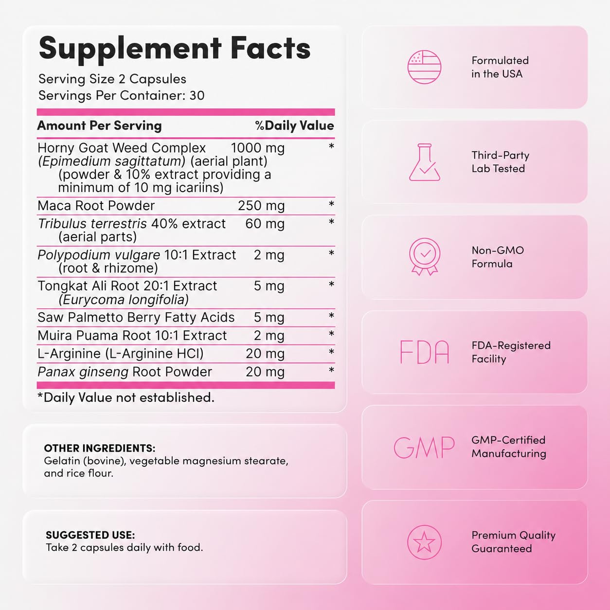 Libido Boost for Women - Daily Hornygoatweed Women & Maca, 9-in-1 Formula — Amazon image 9