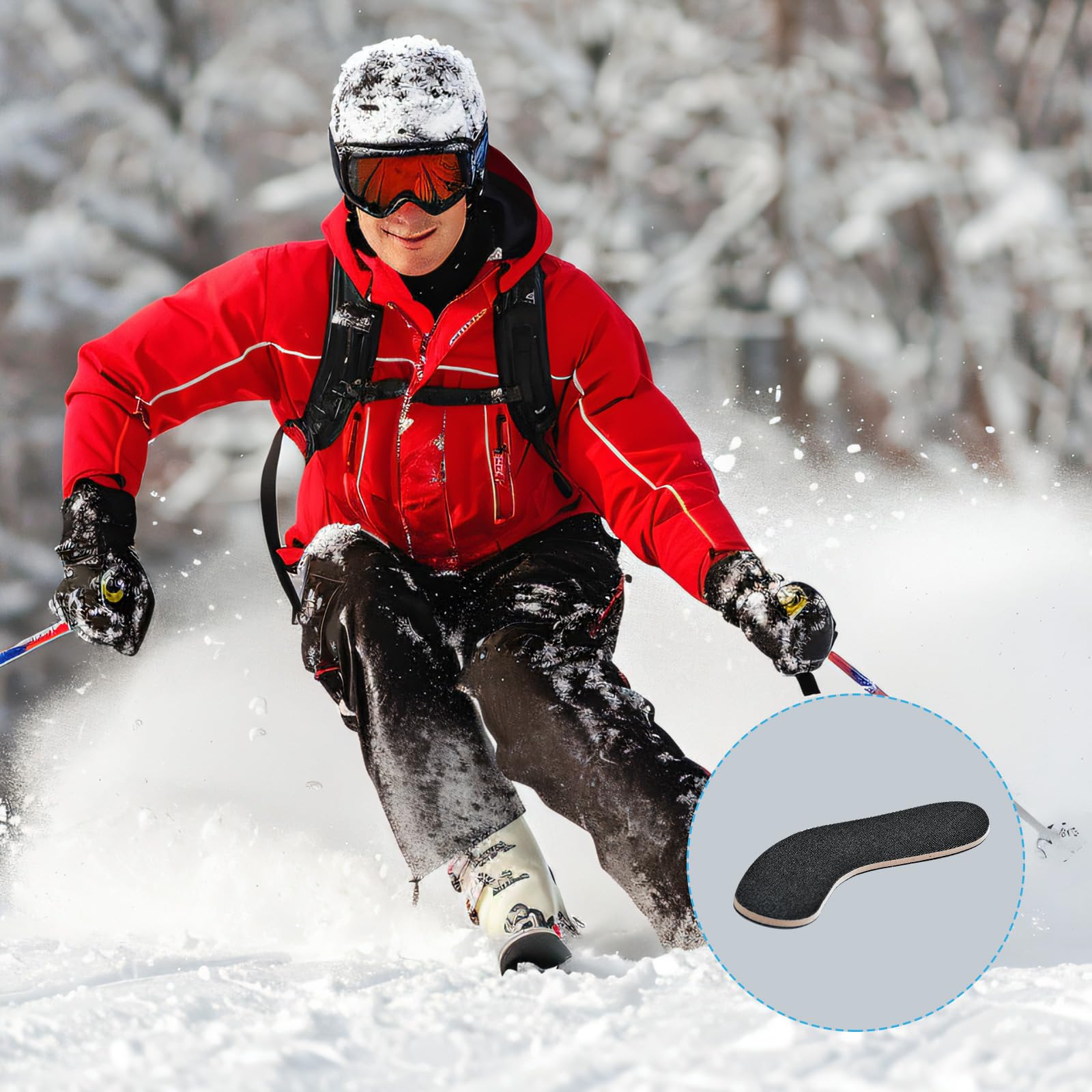 Bescherming ontworpen voor skischoenen - Ski Boots Tractions Green
